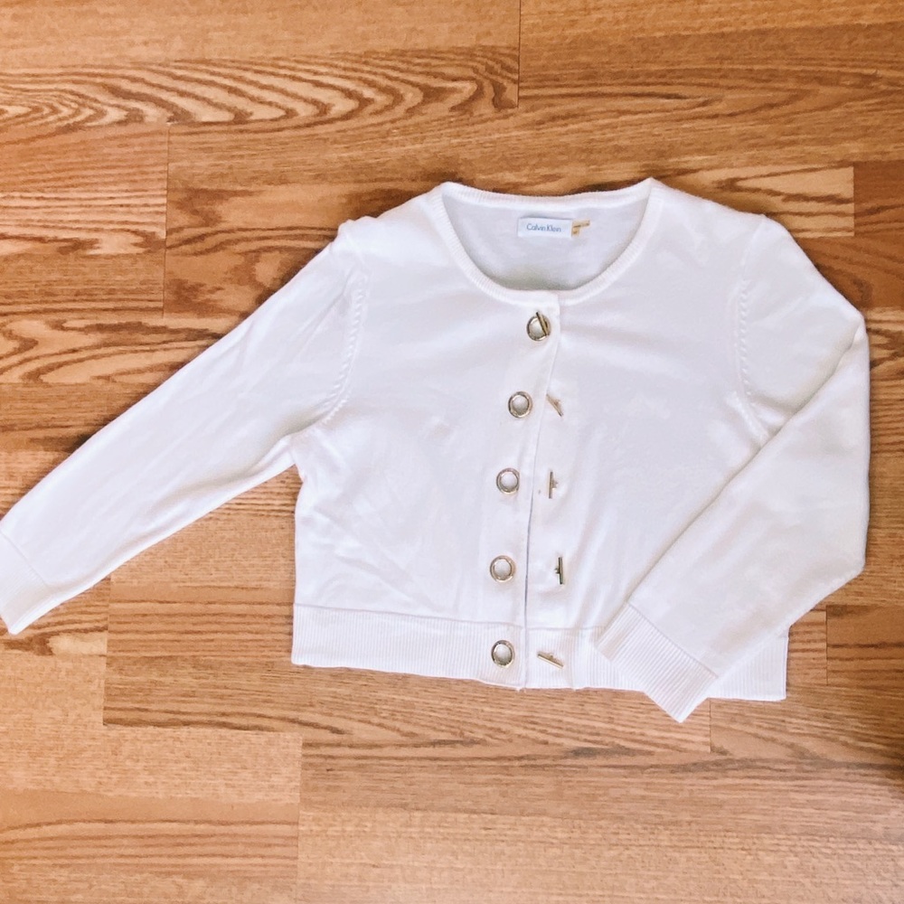 Vintage Calvin Klein Cropped Cardigan